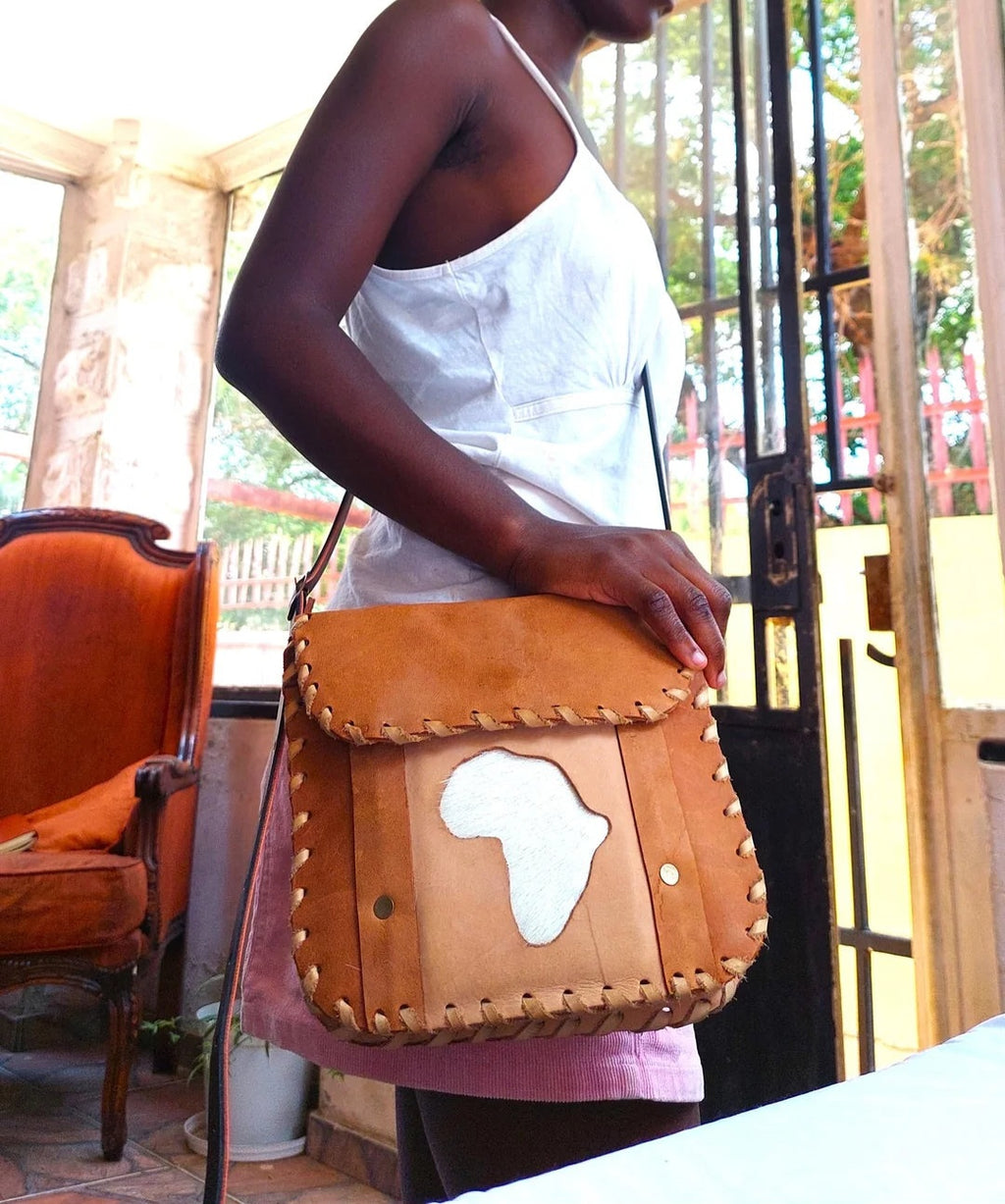 Africa Map Crossbody Bag