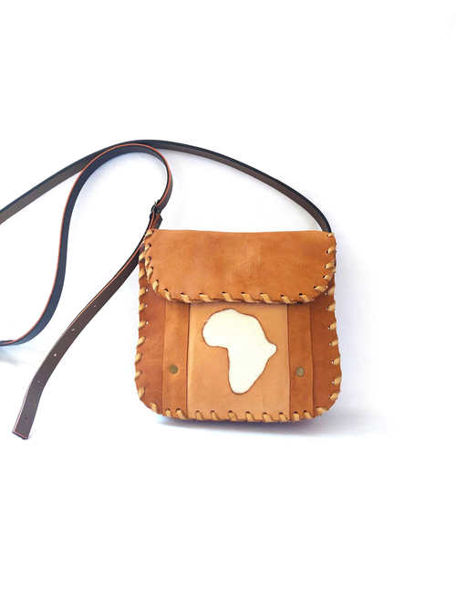 Africa Map Crossbody Bag