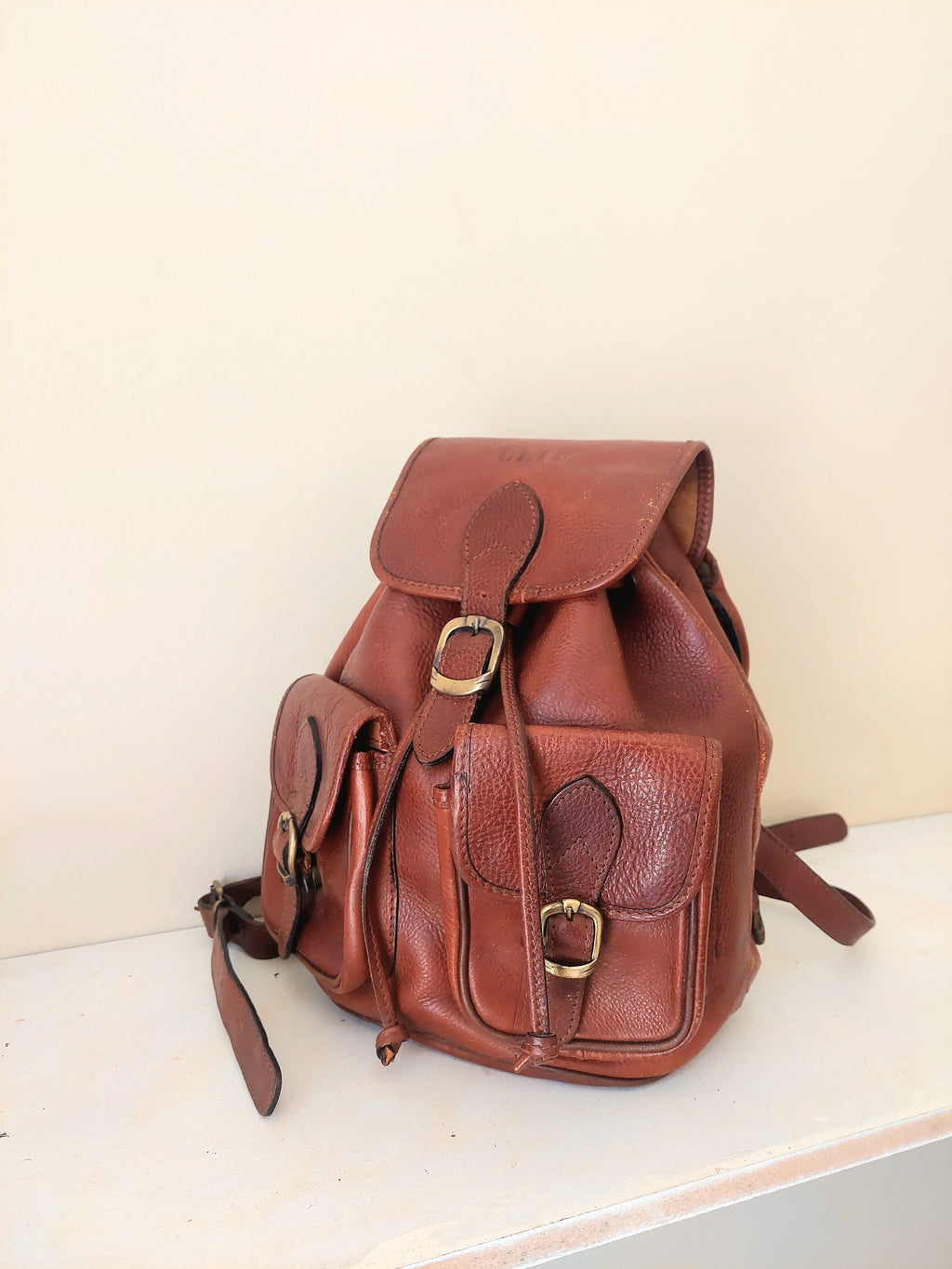 Vintage Genuine Leather Backpack