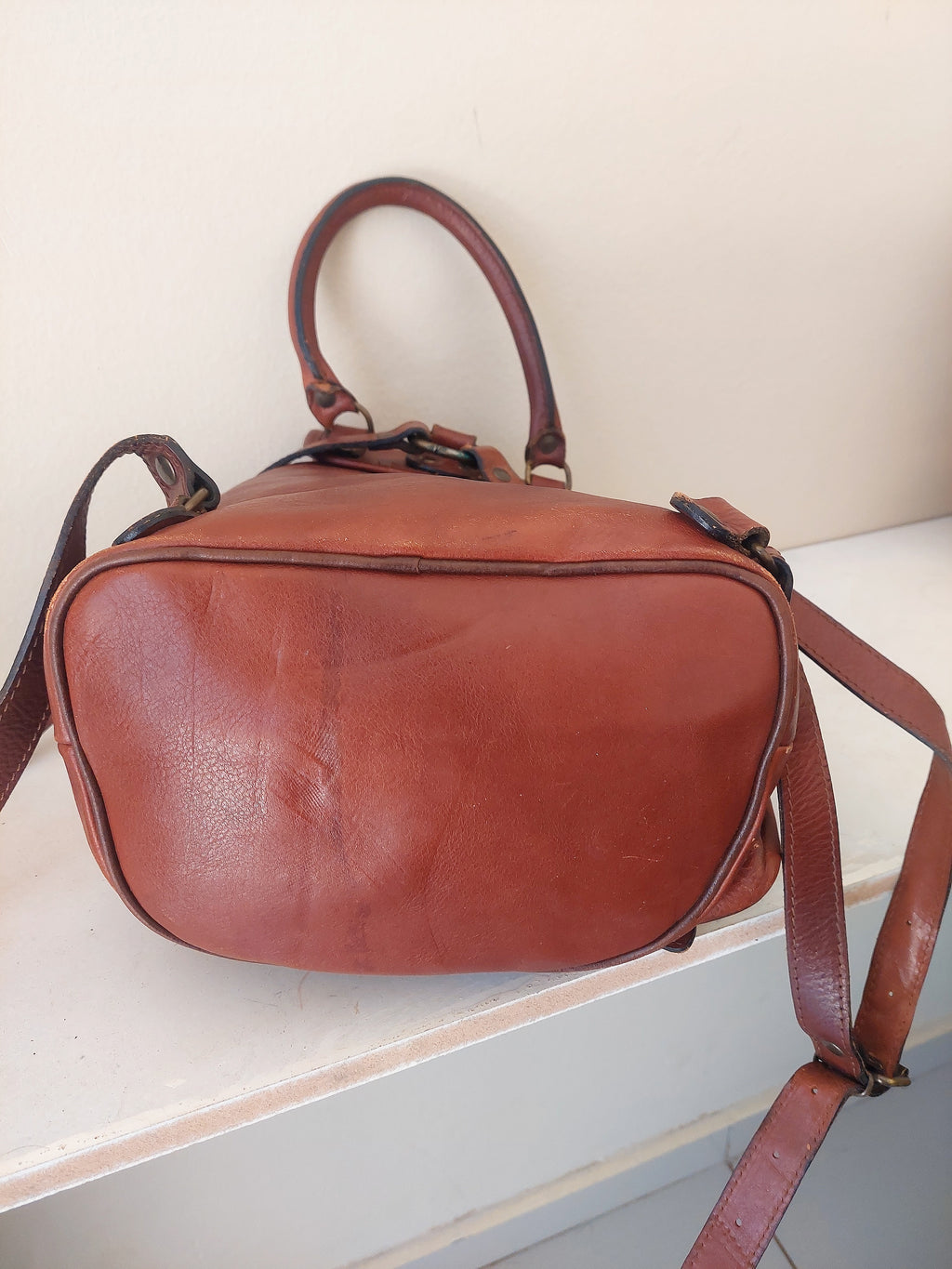 Vintage Genuine Leather Backpack