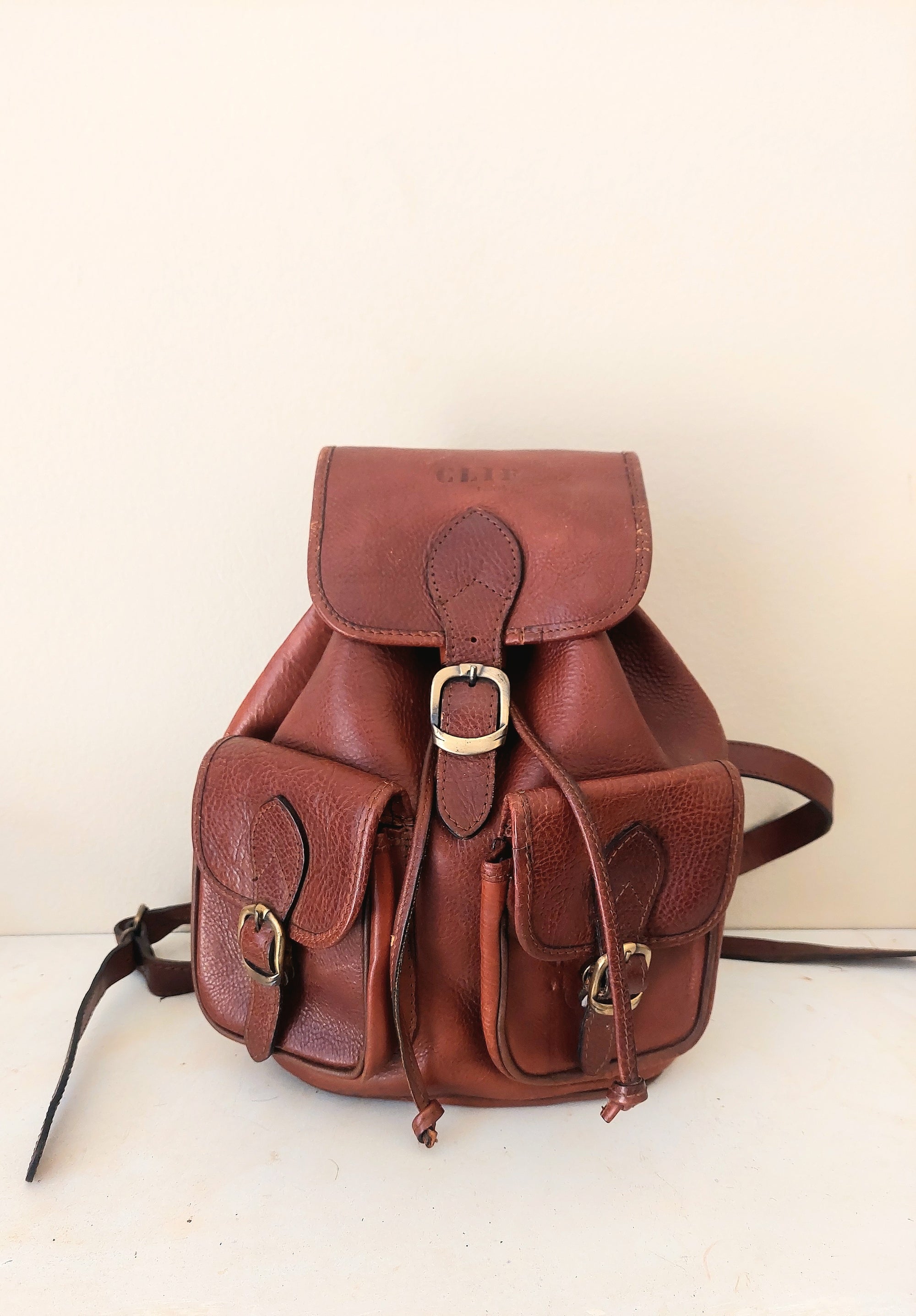 Vintage Genuine Leather Backpack